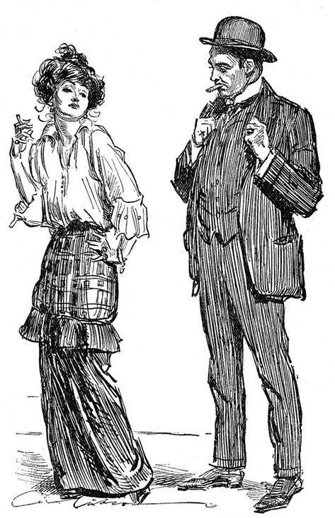 Charles Gibson, Charles Dana Gibson, Dana Gibson, Victorian Illustration, Sketches Of People, Monochrome Art, Gibson Girl, World Of Art, Ink Illustrations