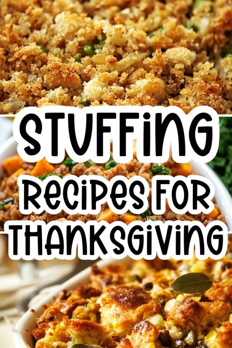 Yummy and traditional turkey stuffing recipes. These turkey dressing recipes are delicious and healthy too. Crockpot Turkey Dressing Recipes Thanksgiving Stuffing, Giblet Stuffing Recipes For Thanksgiving, Turkey Dressing Recipes Stuffing, Stuffing Recipes For Thanksgiving Pepperidge Farm, Traditional Stuffing Recipes For Thanksgiving, Dressing Turkey Stuffing Recipes, Easy Homemade Stuffing Recipe, Stove Top Stuffing Recipes Thanksgiving, Dressing Stuffing Recipes