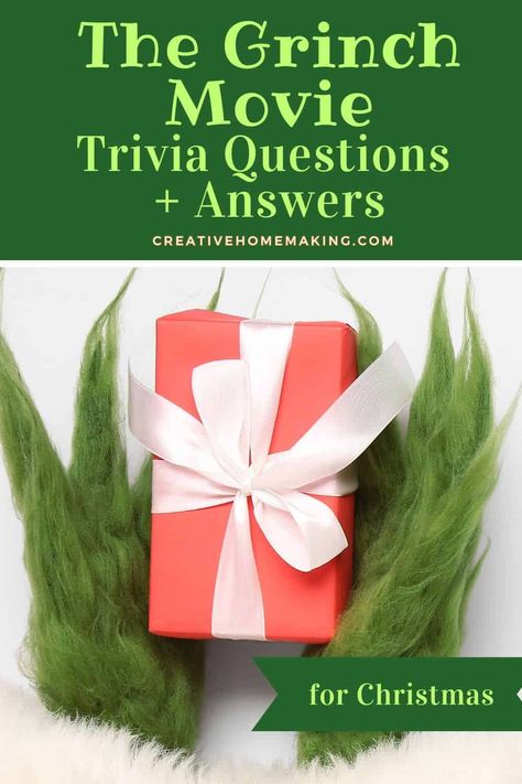 Unleash your inner Grinch with our exciting Grinch Movie Trivia Game! 🥳 Ideal for Christmas parties or cozy nights in, this trivia game will have everyone reminiscing about their favorite moments from the beloved holiday classic. Challenge your friends and family to see who can answer the most questions and claim the title of Grinch Expert! Grinch Trivia And Answers, Movie Trivia Games, Movie Trivia Questions, The Grinch Movie, Trivia Questions And Answers, Movie Facts, True Meaning Of Christmas, Trivia Questions, Trivia Games