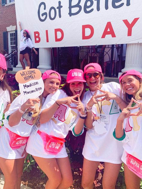 sorority | alpha gamma delta | alpha gam | bid day pictures | university of alabama sorority | university of alabama alpha gamma delta Alpha Gamma Delta Bid Day, University Of Alabama Sorority, Alabama Sorority, Delta Gamma Bid Day, Univ Of Alabama, Future Vision Board, Sorority Girls, Year Vision Board, 2 Timothy 1 7