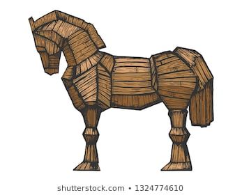 Trojan Horse Drawing, Illustration Horse, Epic Musical, Horse Vector, Y2k Stickers, Trojan Horse, Free Horses, Horse Illustration, Horse Silhouette