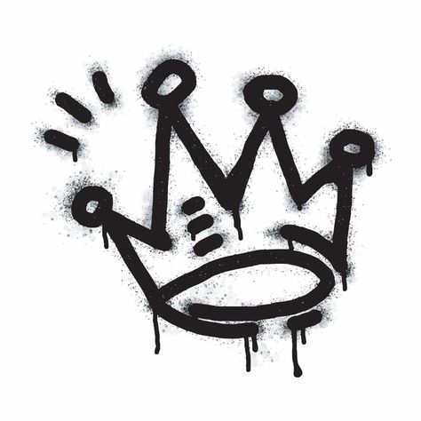 Grafitti Symbol, Black Vector Art, Small Graffiti, Black Graffiti Art, Graffiti Clipart, Graphity Arts, Graffiti And Symbol, Random Symbols, Black White Logo