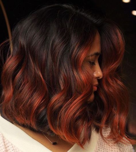 Deep Auburn Hair Color, Burnt Orange Hair Color, Auburn Ombre Hair, Dark Orange Hair, Deep Auburn Hair, Burnt Orange Hair, Light Auburn Hair Color, Brown Auburn Hair, Dark Bob