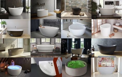 What Types of Bathtubs are there? Types Of Bathtubs, Bath Types, Bathtub Types, Bathtub Pictures, Slipper Bathtub, Built In Bathtub, Beautiful Bathtubs, Stand Alone Tub, Outdoor Baths