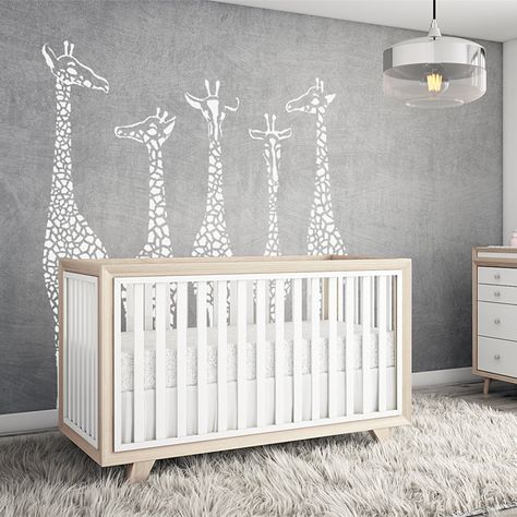 Second Story Home Wooster 3-in-1 Convertible Crib & Reviews | Wayfair Baby Crib Designs, Convertible Bed, White Crib, Adjustable Mattress, Convertible Crib, Two Story Homes, Project Nursery, Second Story, Baby's Room