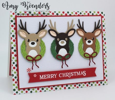 Stampin Up Reindeer Christmas Cards, Christmas Cards Stampin Up Ideas 2024, Stampin’up Christmas Cards, Stampin Up Reindeer, 2024 Stampin Up Christmas Cards, Reindeer Fun Stampin Up Cards 2024, Stampin Up Christmas Friends, Stampin Up Reindeer Days, Reindeer Days Stampin Up Cards