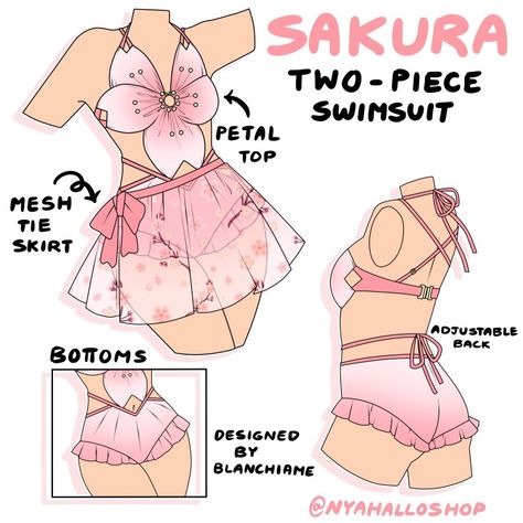 Swimsuit Ideas Drawing, Swimsuit Design Drawing, Cute Clothes Drawing, Drawing Swimsuit, Swimsuit Drawing, Swimsuits Outfits, Clothing Design Sketches, Drawing Anime Clothes, Swimsuit Design