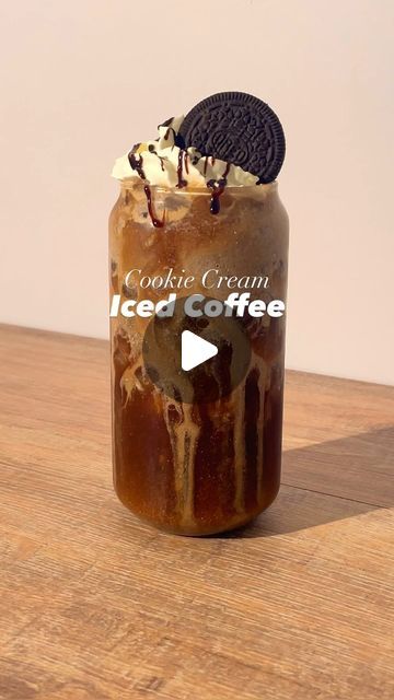 Oreo Iced Coffee, Cold Brew Coffee Recipe, Cold Brew Recipe, Oreo Cream, Ice Coffee Recipe, Iced Latte, Cold Brew Coffee, Coffee Recipes, Cold Brew