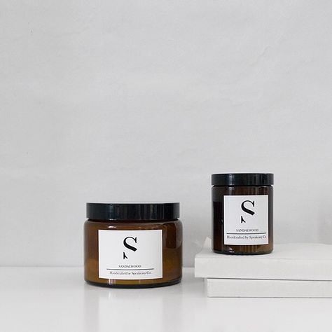 Stunning amber glass jar candles in irresistible scents like Salted Caramel! Amber Jar Packaging, Soap Dispenser Design, Candle Boutique, Soya Mumu, Jar Packaging, Candle Making Business, Bottle Label Design, Australian Boutique, Candles Photography