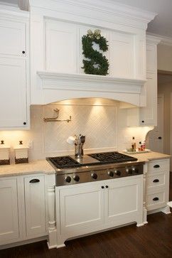 CrotonKitchen21 traditional kitchen Kitchen Hood Ideas, Kitchen Hood Design, Kitchen Vent Hood, Kitchen Vent, Kitchen New York, Kitchen Range Hood, New House - Kitchen, Kitchen Hoods, Kitchen Stove