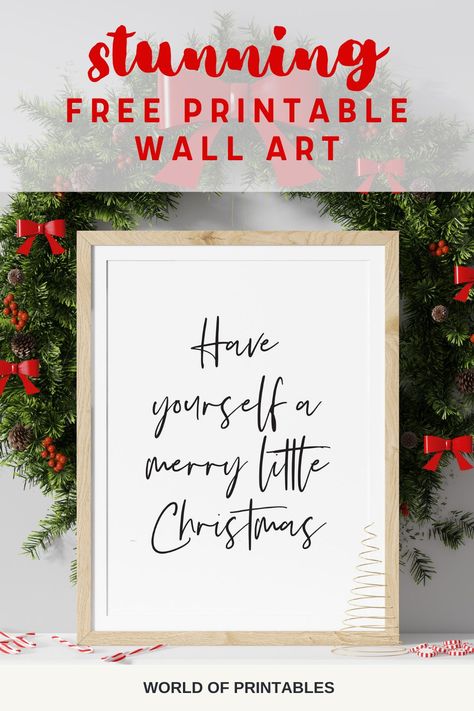 Merry Christmas Word Art Free Printables, Free Farmhouse Christmas Printables, Christmas Wall Art Printables Free, Free Printable Christmas Art, Free Christmas Printables To Frame, Christmas Frames Printable, Free Printable Christmas Wall Art, Christmas Images Printable, Christmas Prints Free