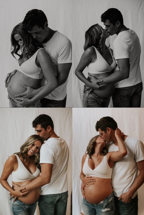 Home Diy Maternity Photos, Maternity Photography Belly Showing, Home Maturity Photoshoot, Diy Couple Maternity Photos, Chair Maternity Photos, Diy Home Maternity Shoot, Diy Maternity Photoshoot At Home, At Home Bump Pictures, Diy Maternity Photos With Husband