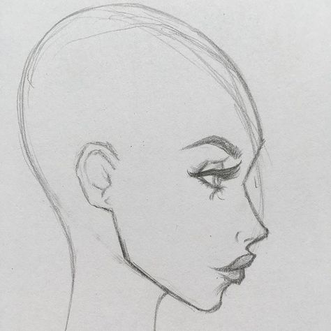 How to draw profile faces ✍🏽 swipe to see step by step. #art #artist #artistsoninstagram #arttutorial #tutorial #stepbystep #illustration… Profile Face Illustration, How To Draw Side Profile Step By Step, How To Draw A Side Profile Female Faces, Faces Drawing Easy, Drawn Side Profile, Face Side Profile Drawing, How To Draw Profile Face, Side Face Illustration, Person Drawing Easy