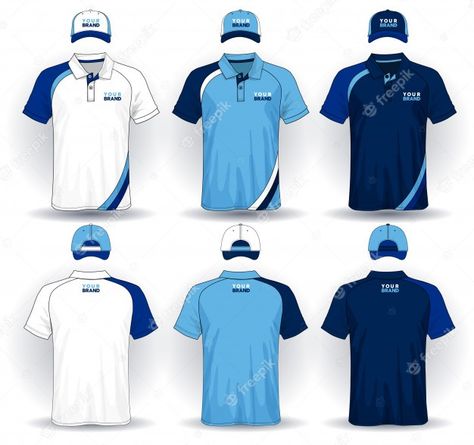 Polo Shirt Design Graphics, Polo Shirt Design Ideas, Polo Shirt Design Uniform, Uniform Template, Polo T Shirt Design, Corporate Shirts, Company Uniform, Sports Tshirt Designs, Sport Shirt Design