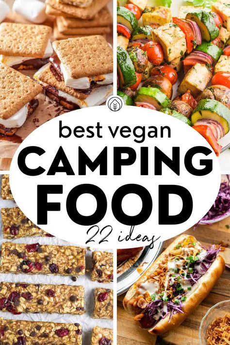 Camping Food Recipes, Vegetarian Camping Recipes, Vegan Camping Food, Vegetarian Camping, Camping Food Ideas, Healthy Camping Food, Camping Dishes, Easy Camping Meals, Campfire Food