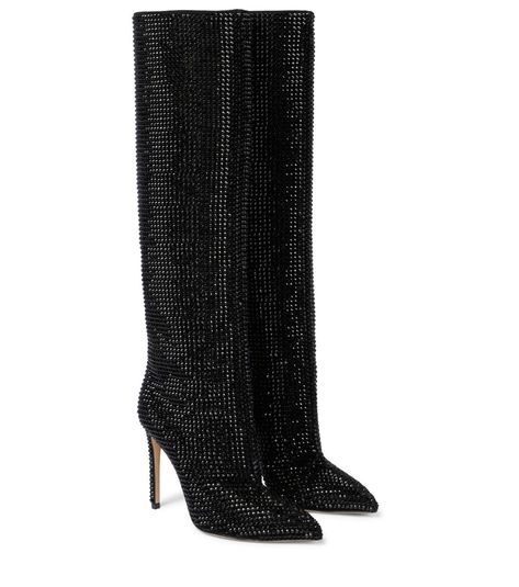 Sparkly Boots, Sparkly Party, Luxury Boots, Paris Texas, Suede Boots Knee High, Shoe Inspo, Long Boots, Designer Boots, Looks Vintage