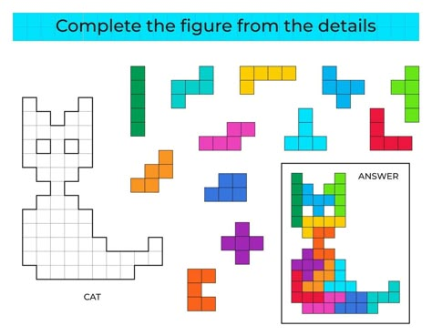 Concentration Activities, Fish Colorful, Library Games, Occupational Therapy Kids, Tetris Game, Busy Boxes, Logic Games, Childcare Activities, Educational Games For Kids