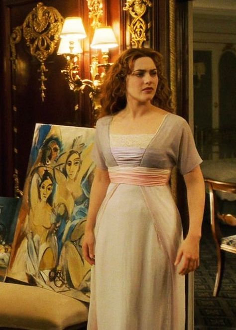 Titanic Kate Winslet Dresses, Titanic Dresses, Titanic Fashion, Titanic Costume, Titanic Kate Winslet, Rose Titanic, Black Dinner Dress, Rose Dawson, Titanic Dress