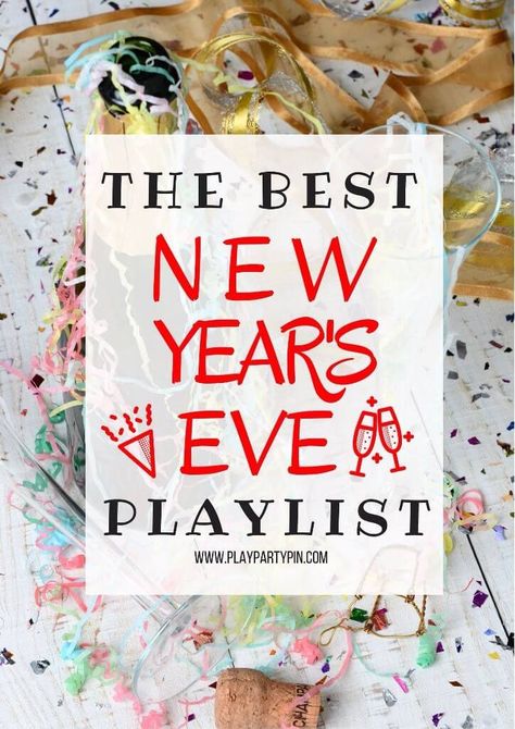 Looking for New Years Eve party ideas? This 2019 playlist is full of great music for a New Year’s Eve party, everything from pop hits like One Direction to country songs from Carrie Underwood. Everything you need to keep your party moving and grooving! #3 is still one of my favorite 2019 songs! New Years Eve Music, New Years Eve Party Ideas, Eve Songs, New Years Song, Kids New Years Eve, Wedding Party Games, New Years Eve Games, New Years Eve Day, Eve Game