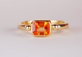 Orange Sapphire Engagement Ring, Orange Engagement Ring, Meaningful Stone, Orange Stone Ring, Orange Sapphire Ring, Orange Stone, Tsavorite Garnet, Cushion Ring, Garnet Pendant