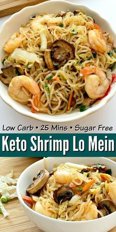 Low Carb Chinese, Low Carb Chinese Food, Recipes Noodles, Shrimp Keto, Shrimp Lo Mein, Food Shrimp, Keto Shrimp, Low Carb Low Fat Recipes, Better Than Takeout