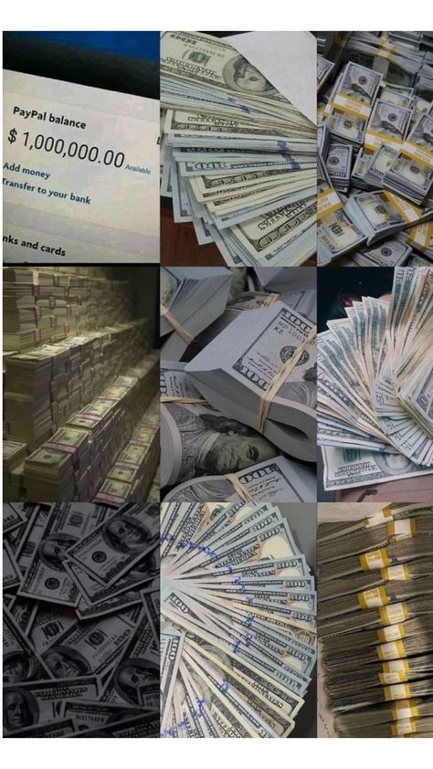 Life Goals Future, Money Vision Board, Vision Board Wallpaper, Vision Board Photos, Dream Vision Board, Life Vision Board, Money Pictures, Vision Board Affirmations, Money On My Mind