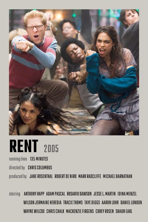 Rent Movie Poster Rent Movie Poster, Mimi Rent, Rent Musical Poster, Rent Poster, Rent Movie, Musicals Posters, Rent The Musical, Broadway Musicals Posters, Rent Musical