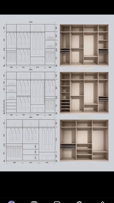 Internal Wardrobe Layout, Walk In Closet Ideas Dimensions, Closet Design Measurements, Wardrobe Dressing Design, Dressing Layout, Wardrobe Design Dressing Rooms, His Her Closet Walk In, Wardrobe Design Dimensions, Wardrobe Floor Plan