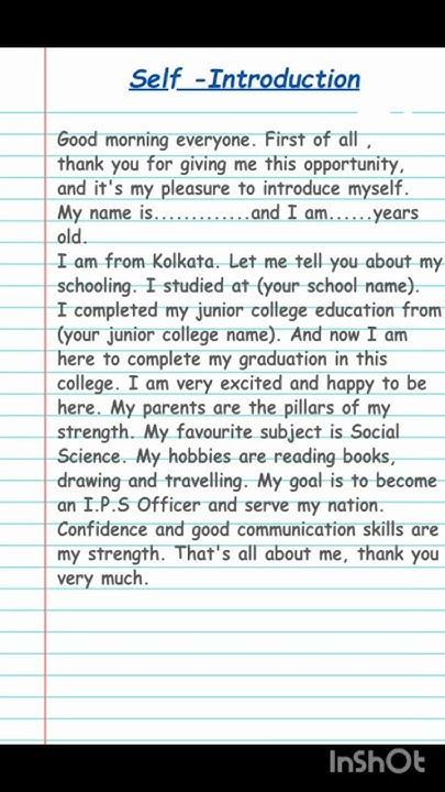 Let us handle your writing tasks with expertise. Homework Help 101: A Student's Essential Guide 🎓 xlimkid biography, college essay about being a twin, very short introduction 🦸‍♂️ #AcademicWriting Self Introduction For College Students, Short Introduction Of Myself, Introduction Of Myself For College, Self Introduction In English For College, Self Introduction In English, Gk English, Introduction Of Myself, Introduction Design, Deep English