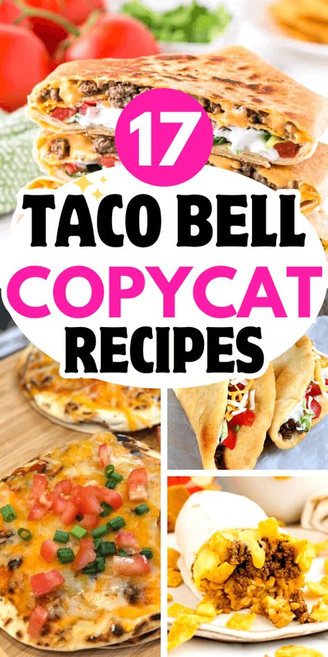 Nacho Bell Grande Recipe, Taco Bell Chicken Burrito, Taco Bell Copycat Recipes, Crunch Wrap Supreme Recipe, Taco Bell Pizza, Taco Bell Breakfast, Taco Bell Quesadilla, Taco Bell Copycat, Mexican Pizza Recipe