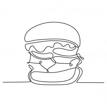 Drawing Burger, Rat Png, Burger Png, Burger Vector, Burger Logo, Burger Food, Sandwich Restaurant, Cheese Burger, Black And White Logos