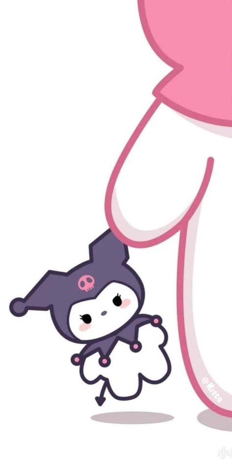 #sanrio #kuromi #mymelody #hellokittycollection #sanriocharacters #pompompurin #cinnamoroll Sanrio Couple Wallpaper, Konversi Satuan, Academia Hairstyle, Sanrio Wallpapers, Pink Wallpaper Hello Kitty, Game Wallpaper Iphone, Wallpaper Ios, My Melody Wallpaper, Original Iphone Wallpaper