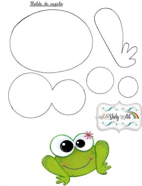 Felt Frog, Quiet Book Templates, Card Making Templates, Quilting Designs Patterns, Felt Quiet Books, Felt Patterns, Felt Decorations, Cute Coloring Pages, Applique Patterns