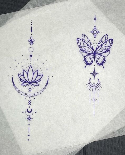 Back Tattoos Lotus Flower, Tattooed Back Women, Phoenix Tattoos Feminine, Tattoo That Wraps Around Thigh, Lover Back Tattoo, Intricate Tattoos For Women, Nature Tattoo Women, Suncatcher Tattoo, Big Chest Tattoo Female