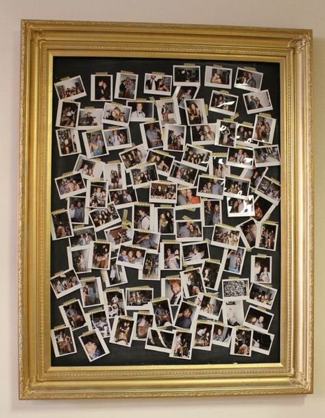 Instax Collage Ideas, Photo Frame Collage Ideas, Photo Collage Ideas Framed, Display Polaroids, Polaroid Board, Polaroid Pictures Display, Instax Mini Ideas, Diy Polaroid, Polaroid Display