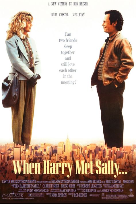 1989 (Sally Albright) Best Rom Coms, Harry And Sally, Best Romantic Comedies, Full Mon, Billy Crystal, When Harry Met Sally, Romantic Comedy Movies, Meg Ryan, Carrie Fisher