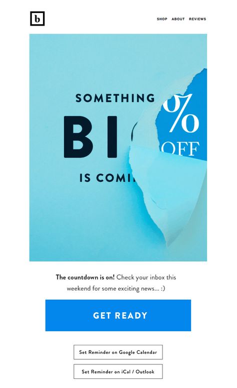 Brooklinen also used an animated .gif to showe some mystery in its teaser email. Mystery Offer Email Design, Email Blast Design Layout, Email Designs Layout, Teaser Ads Ideas, Product Launch Email Design, Teaser Ideas, Teaser Design, Email Gif, Emailer Design