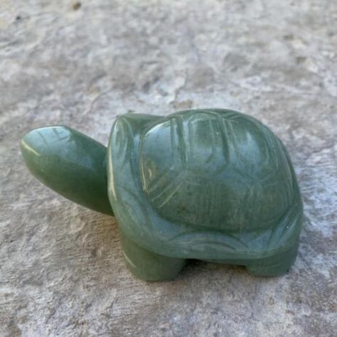 3" Natural Green Aventurine Carved Crystal Turtle... - Depop Tortoise Aquarium, Crystal Turtle, Pet Turtle, Green Aventurine Crystal, Turtle Figurines, Crystal Garden, Pocket Pet, Aventurine Crystal, Chakra Stones