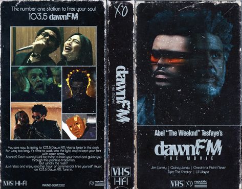 Vhs Cover Art, Vhs Graphic Design, Vhs Design, Albums Aesthetic, Gfx Resources, The Craft Movie, Dawn Fm, Vhs Cover, Vhs Box