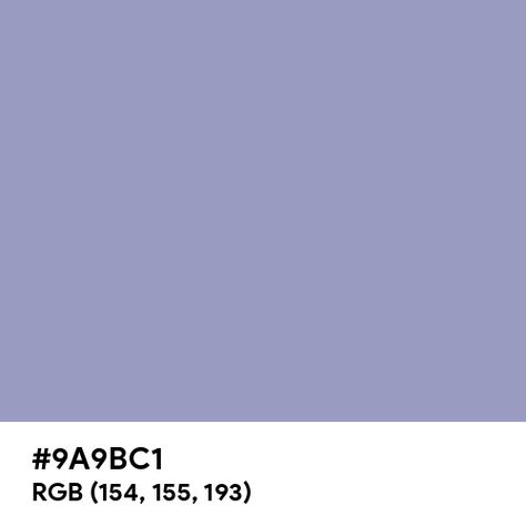 Sweet Lavender color hex code is #9A9BC1 Lavender Color Code, Lavender Color Palette, Split Complementary Colors, Rgb Color Wheel, Hex Color, Rainbow Palette, Web Colors, Hex Codes, Hex Color Codes