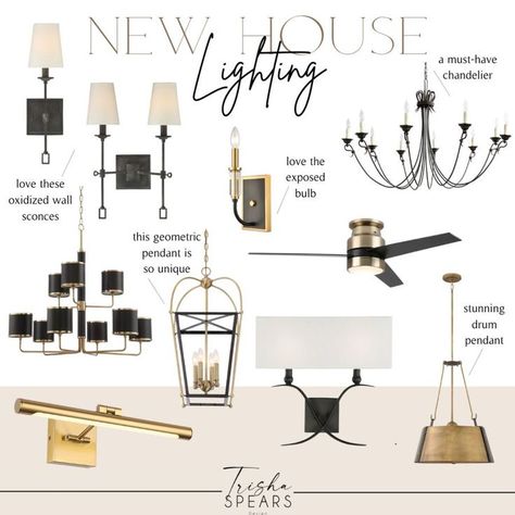 New house lighting favorites! Lighting - lamps - lamp favorites - lighting favorites - lighting must haves - ceiling fans - sconces - lamps for your home - chandeliers - home favorites - home lighting #LTKhome Breakfast Nook With Storage, Home Chandeliers, Hall Lighting, Transitional Lighting, Led Picture Light, House Lighting, Interior Design Sketches, Interior Design Business, Savoy House