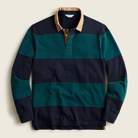 J.Crew: Rugby Shirt In Tartan For Men Mens Rugby Shirts, Black Watch Tartan, Polo Rugby Shirt, Streetwear Men Outfits, Straight Fit Jeans, Men's Suits, Classic Outfits, Rugby Shirt, My Favorites