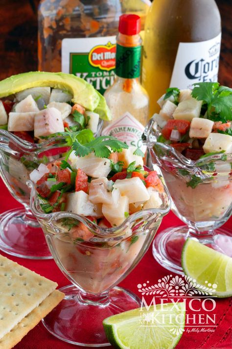 Ceviche recipe Fish Ceviche Recipe Mexican, Ceviche Recipe Mexican Authentic, Tequila Shrimp Recipe, Fish Ceviche Recipe, Ceviche Recipe Fish, Ceviche Recipe Mexican, Mexico In My Kitchen, Fish Ceviche, Mexican Ceviche