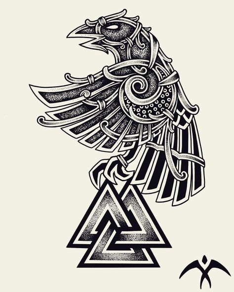 Альбомы GUNGNIR PROJECT / Мифология, викинги, язычество | ВКонтакте Norse Raven Tattoo Design, Viking Raven Tattoo, Celtic Raven Tattoo, Viking Rune Tattoo, Rabe Tattoo, Valkyrie Tattoo, Viking Tattoo Sleeve, Celtic Raven, Viking Raven