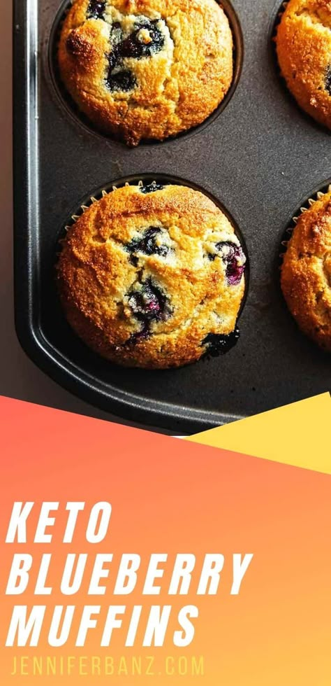 These keto blueberry muffins are good to have as a breakfast treat on hand to get you through those sweet cravings. Perfect for a low carb meal-prep or a tasty treat! Easy and under 30 minutes, makes these the best gluten free choice! Keto Muffin Recipe, Keto Blueberry Muffins, Low Sugar Diet Recipes, Blueberry Muffin Recipe, Keto Muffins, Keto Breakfasts, Keto Blueberry, Low Carb Soup Recipes, Keto Baking