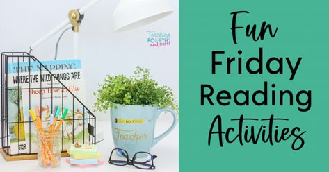 10 Fun Friday Reading Activities - Teaching Fourth and more! Simile Activities, Fun Friday Activities, Friday Activities, Reading Response Activities, Teaching Themes, Teacher Activities, Fun Friday, 4th Grade Reading, Reading Response