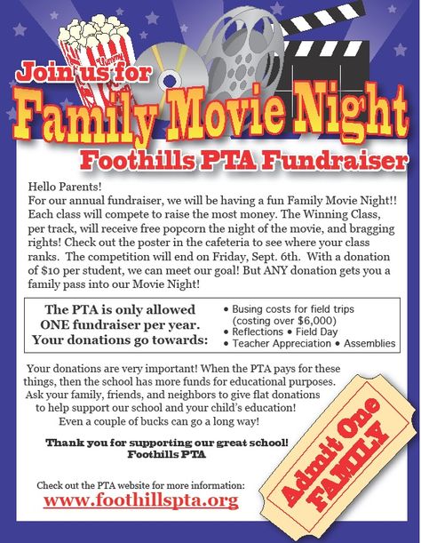 Pta Event Ideas, Pto Fundraising Ideas, School Fundraiser Ideas, Field Games, Pta Events, Pta Fundraising, Free Popcorn, Pta Ideas, Pta School