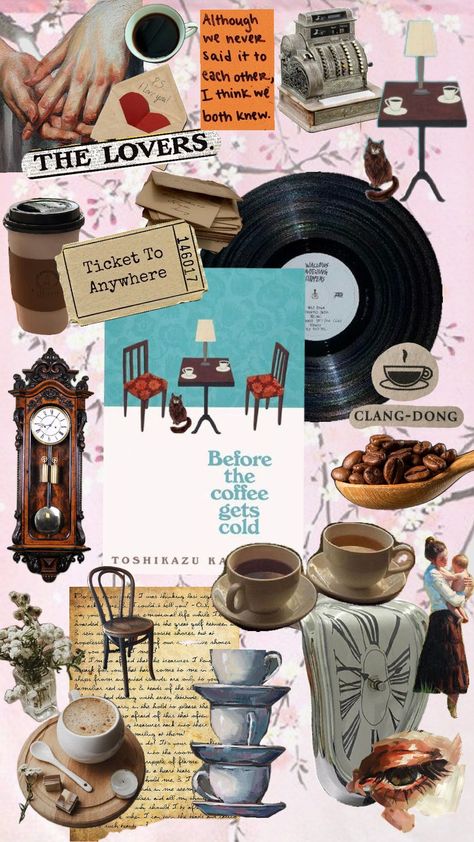 convincing you to read "Before the coffee gets cold" based off it's aesthetics ✨ Before Your Coffee Gets Cold, Before The Coffee Gets Cold Aesthetic Book, Before The Coffee Gets Cold Fan Art, Before The Coffee Gets Cold Book, Before The Coffee Gets Cold Aesthetic, Toshikazu Kawaguchi, Before The Coffee Gets Cold, Cold Aesthetic, Read With Me