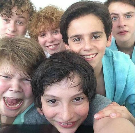 Cast of IT 2017 Jaeden Lieberher, Es Pennywise, Loser Club, Jack Finn, You'll Float Too, Its 2017, Pennywise The Dancing Clown, Finn Stranger Things, It The Clown Movie