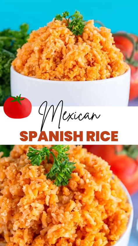 Perfect Mexican Rice, Easy Spanish Rice Recipe, Easy Spanish Rice, Homemade Mexican Rice, Rice Mexican, Spanish Rice Recipe Easy, Spanish Rice Easy, Mexican Rice Recipe, Mexican Rice Easy